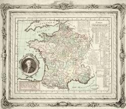 Le roi a fait joindre cette carte à la convocation adressée aux délégués des trois ordres le 24 janvier 1789