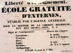 La première tentative d'« école libre » (1831)