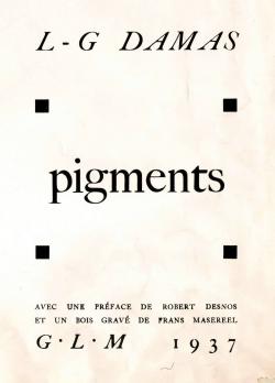 Si la couverture du recueil adopte les formes graphiques usuelles du goût des années 1930 (sobriété, équilibre, tracés géométriques épurés, fonctionnalisme), le frontispice de Frans Masereel s’impose avec une force éclatante. 