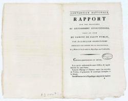 Les principes du gouvernement révolutionnaire