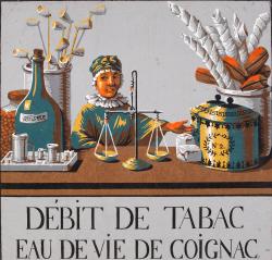 Débit de tabac, eau de vie de Cognac