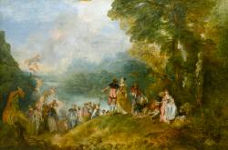 watteau PÈLERINAGE À L’ÎLE DE CYTHÈRE, DIT L’EMBARQUEMENT POUR CYTHÈRE