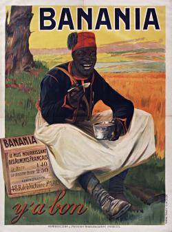 Affiche Banania avec un homme noir