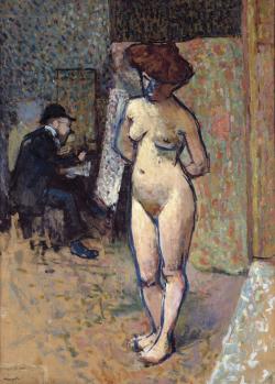 Matisse peignant dans l'atelier de Manguin, femme nue