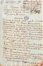 Requête adressée par Adelaïde «négresse libre» de Cayenne à Victor Hughes. 7 janvier 1807.