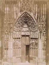 Portail nord de la façade ouest, cathédrale Notre-Dame à Strasbourg
