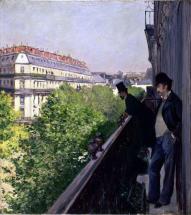 Un balcon, boulevard Haussmann