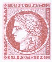 Timbre-poste, République
