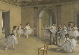 Le Foyer de la danse à l'Opéra de la rue Le Peletier