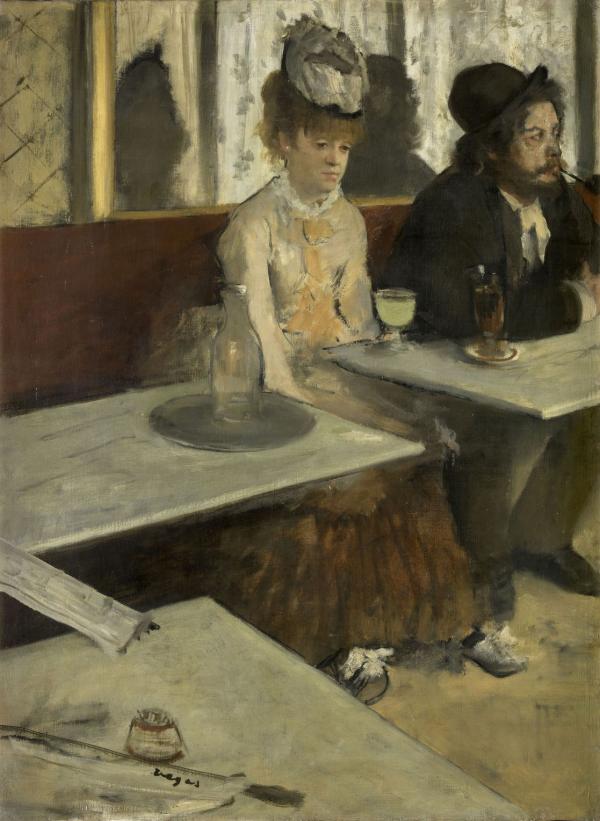 Dans un café dit aussi L'Absinthe