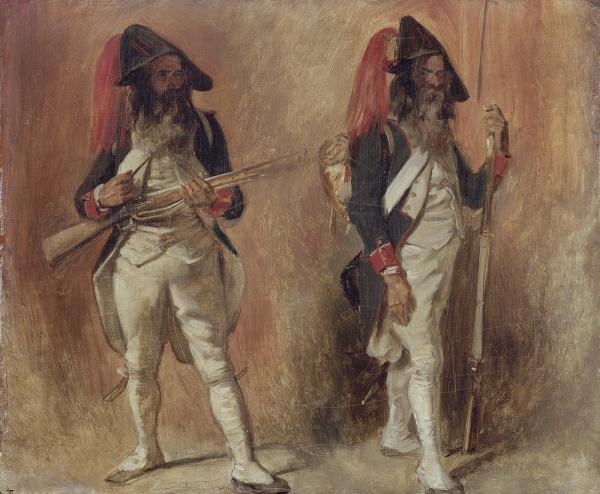 Soldats de la Première République. Etudes.