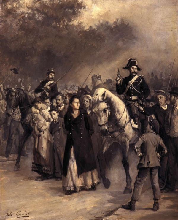 L'Arrestation de Louise Michel.