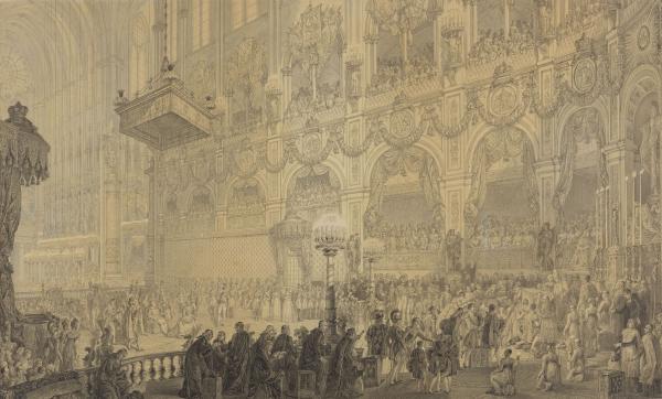 [Mariage du duc de Berry et de Marie-Caroline de Naples à Notre-Dame de Paris
