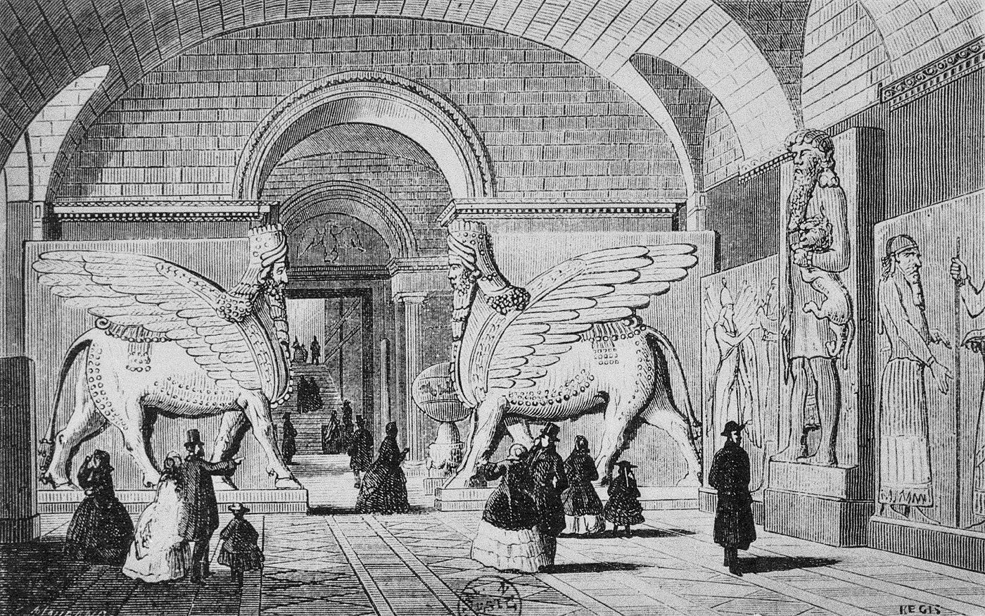 La grande salle assyrienne