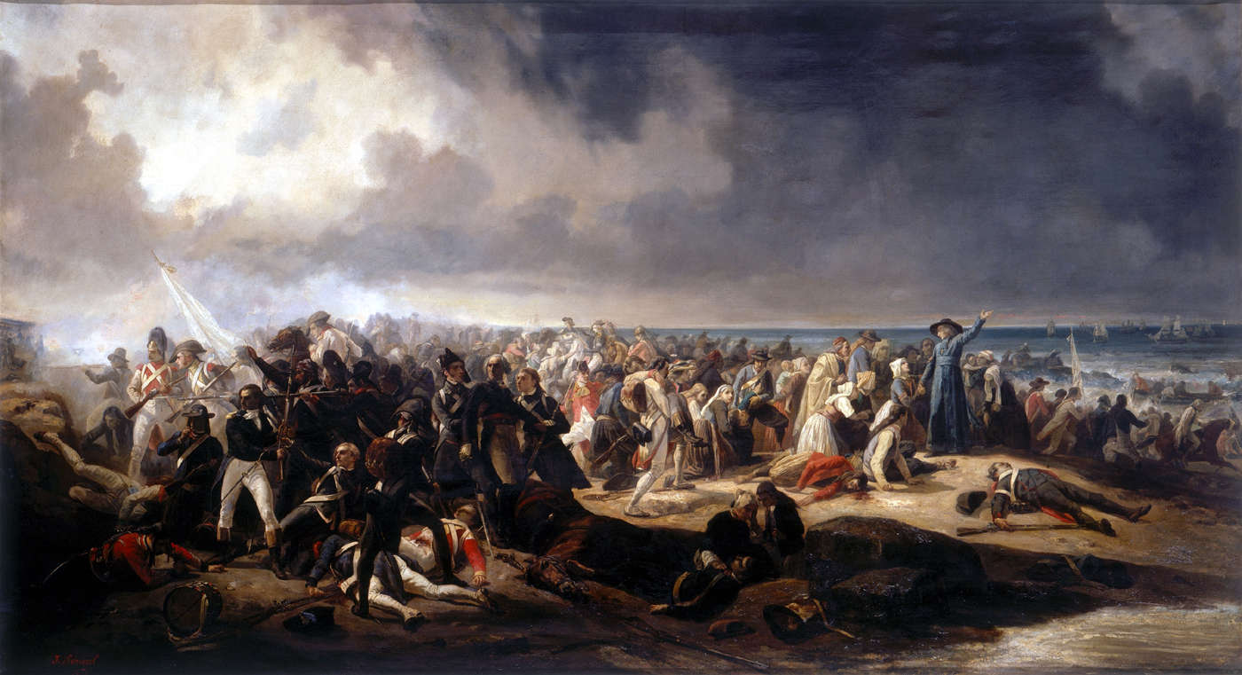 Combat de Quiberon en 1795. Jean SORIEUL (1824 - 1871)