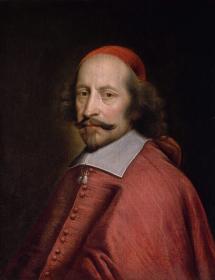 le cardinal de Mazarin en buste de 3/4