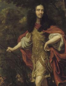 homme en costume militaire avec un bâton de commandement