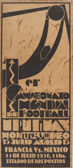 Affiche officielle du match d'ouverture de la Coupe du monde 1930