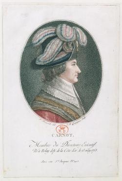 Portrait de profil de Lazare Carnot