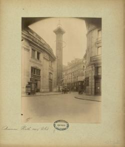 Ancienne halle aux blés et  colonne Médicis - Eugène Atget