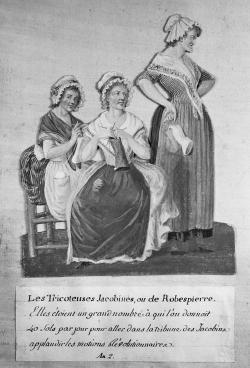 L’année 1793 est marquée à Paris par un fort engagement politique de femmes issues des milieux populaires dans la lutte contre les Girondins,