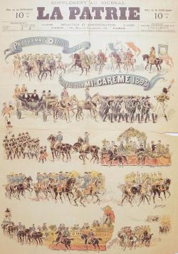 Programme officiel du cortège de la mi-carême 1893