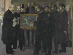 Hommage à Cézanne, Odilon Redon, Edouard Vuillard, André Mellerio, Ambroise Vollard, Maurice Denis, Paul Ranson, Ker-Xavier Roussel, Pierre Bonnard, Marthe Denis.