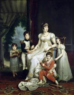 Avant même de rejoindre son royaume, Caroline prévoit de faire réaliser son portrait officiel par François Gérard, premier portraitiste du régime