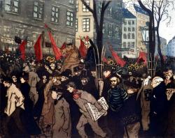 foule lors des obsèques de Louise Michel