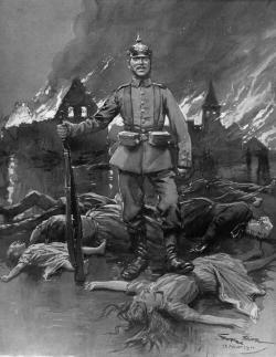 soldat allemand sur des cadavres