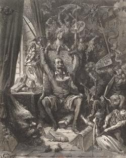 Don Quichotte dans son cabinet de lecture