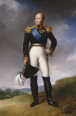 Tsar Alexandre Ier en pied