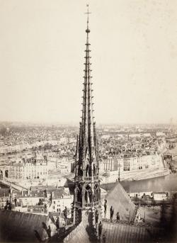 fleche de Notre-Dame de Paris au XIXe siècle