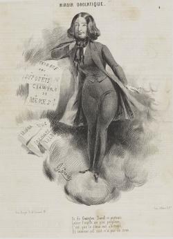 femme sur un nuage habillée en homme