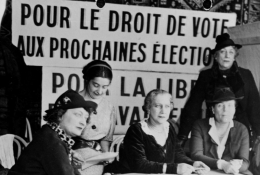Le combat pour le vote des femmes