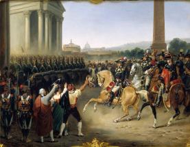 Entrée de l'armée française à Rome