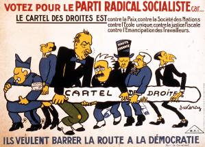 Votez pour le parti radical socialiste car… le cartel de droite est contre