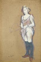Femme de maison blonde