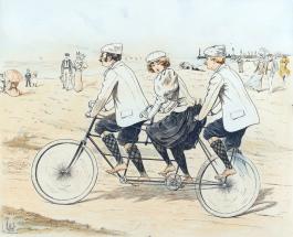 Cyclisme, triplette à deux roues