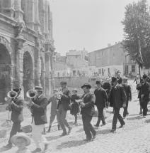 Arènes. Fanfare des gardians