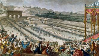 fête populaire au champ de mars