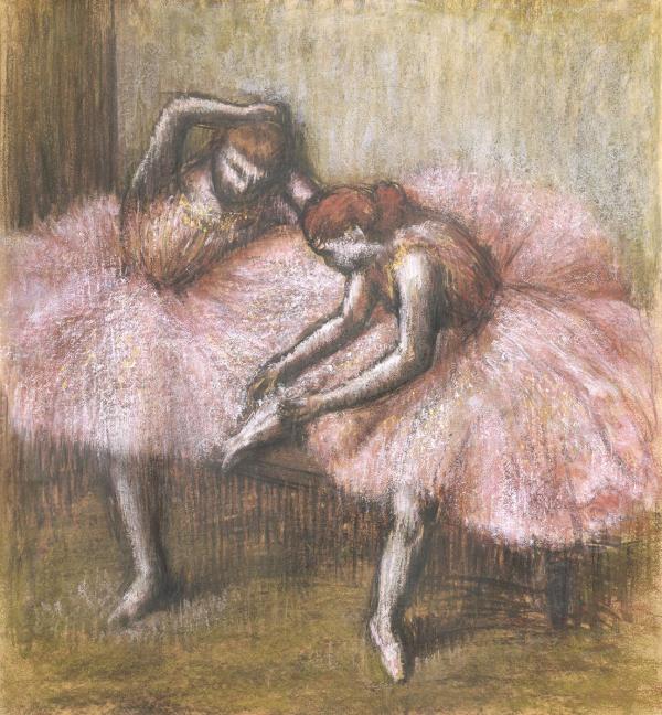 Deux danseuses roses