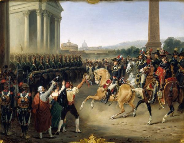 Entrée de l'armée française à Rome