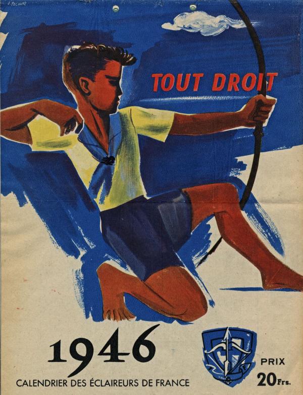 Calendrier 1946 des Éclaireurs de France