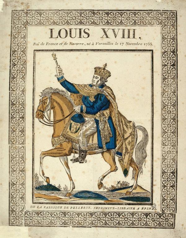 Louis XVIII, roi de France et de Navarre, né à Versailles le 17 novembre 1755.