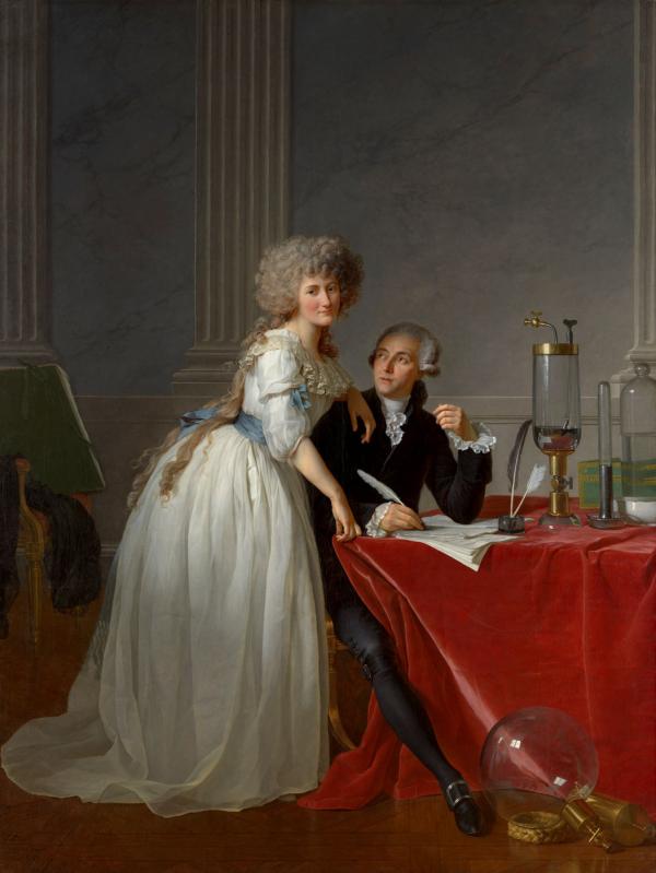 Antoine-Laurent Lavoisier et Marie-Anne Lavoisier 