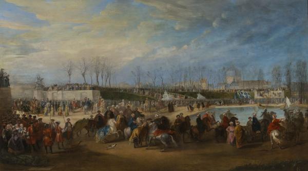 Mehemet Effendi, ambassadeur turc, arrive aux Tuileries, 21 mars 1721