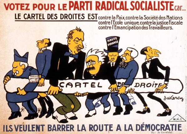 Votez pour le parti radical socialiste car… le cartel de droite est contre