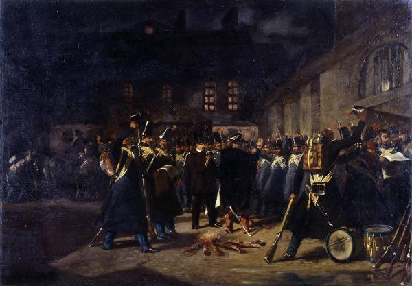 Ralliement de la Garde nationale lors du coup d'état du 2 décembre 1851