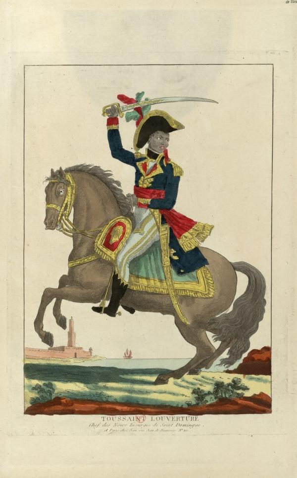 Toussaint Louverture, chef des Noirs insurgés de Saint-Domingue